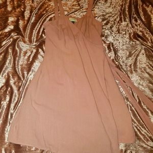 Linen wrap dress